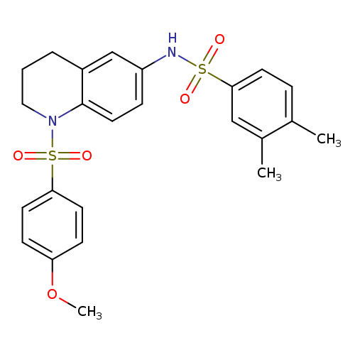 N-[1-(4-methoxybenzenesulfonyl)-1,2,3,4-tetrahydroquinolin-6-yl]-3,4-dimethylbenzene-1-sulfonamide