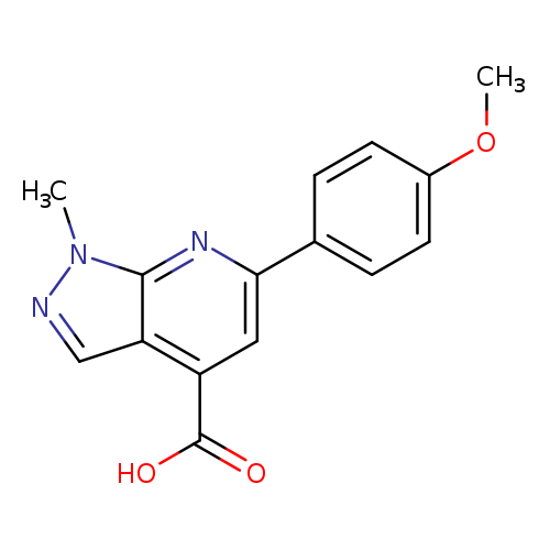 6-(4-Methoxyphenyl)-1-methyl-1H-pyrazolo[3,4-b]pyridine-4-carboxylic acid