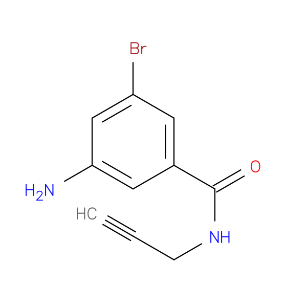 3-Amino-5-bromo-n-(prop-2-yn-1-yl)benzamide