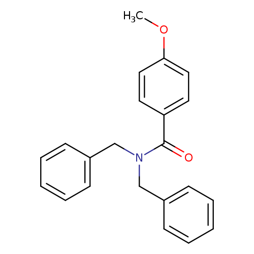 Benzamide, 4-methoxy-N,N-bis(phenylmethyl)-