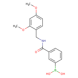 Boronic acid, [3-[[[(2,4-dimethoxyphenyl)methyl]amino]carbonyl]phenyl]- (9CI)