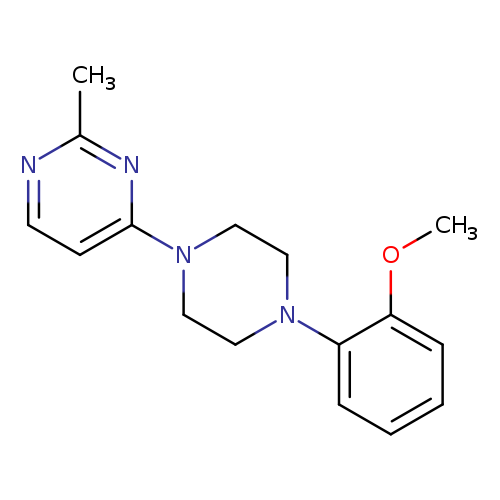 4-[4-(2-methoxyphenyl)piperazin-1-yl]-2-methylpyrimidine