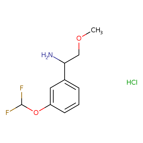 1-[3-(difluoromethoxy)phenyl]-2-methoxyethan-1-aminehydrochloride