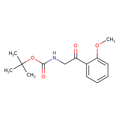 tert-butyl (2-(2-methoxyphenyl)-2-oxoethyl)carbamate