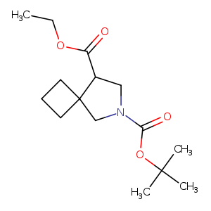 6-Azaspiro[3.4]octane-6,8-dicarboxylic acid, 6-(1,1-dimethylethyl) 8-ethyl ester