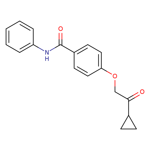 4-(2-cyclopropyl-2-oxoethoxy)-N-phenylbenzamide