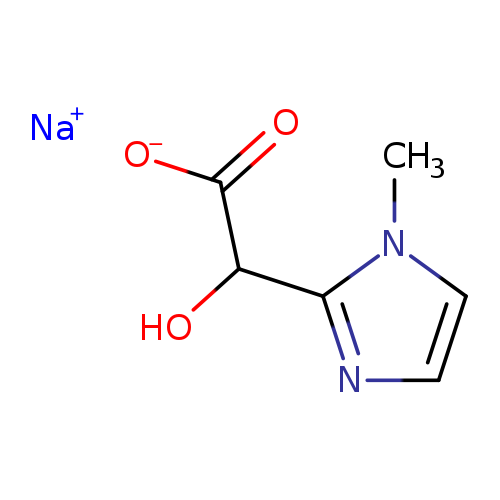 sodium 2-hydroxy-2-(1-methyl-1H-imidazol-2-yl)acetate