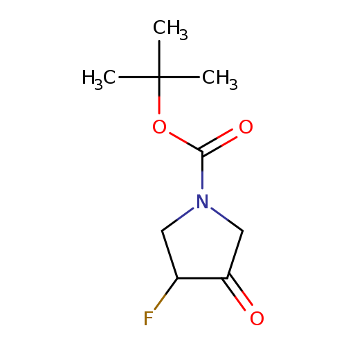 1-​Pyrrolidinecarboxyli​c acid, 3-​fluoro-​4-​oxo-​, 1,​1-​dimethylethyl ester