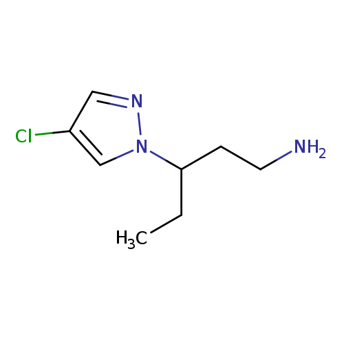[3-(4-Chloro-1h-pyrazol-1-yl)pentyl]amine