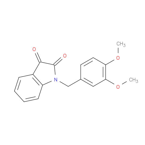 1-(3,4-dimethoxybenzyl)-1H-indole-2,3-dione