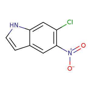 1H-Indole, 6-chloro-5-nitro-