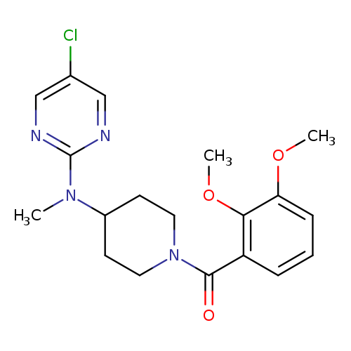 5-chloro-N-[1-(2,3-dimethoxybenzoyl)piperidin-4-yl]-N-methylpyrimidin-2-amine