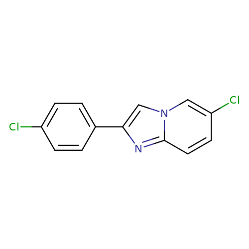 Imidazo[1,2-a]pyridine,6-chloro-2-(4-chlorophenyl)-