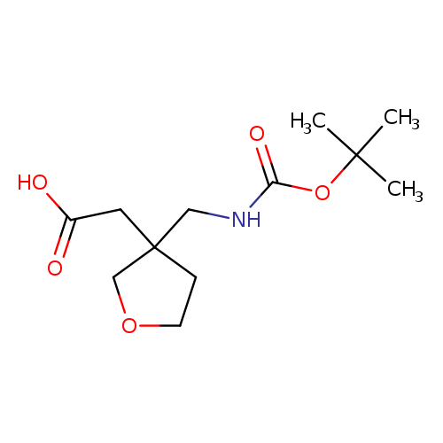 2-[3-({[(tert-butoxy)carbonyl]amino}methyl)oxolan-3-yl]aceticacid