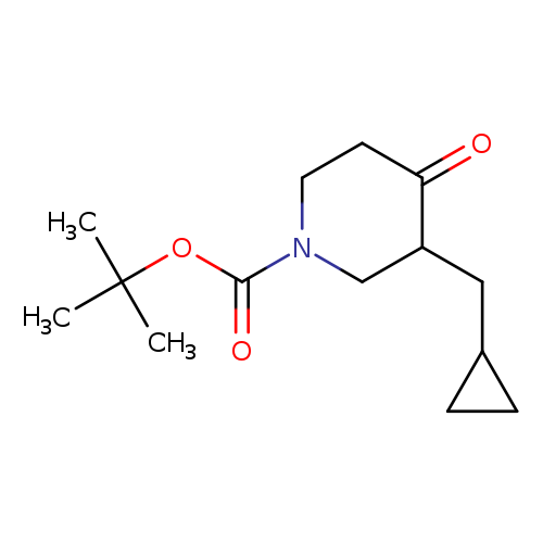 1-Piperidinecarboxylic acid, 3-(cyclopropylmethyl)-4-oxo-, 1,1-dimethylethyl ester