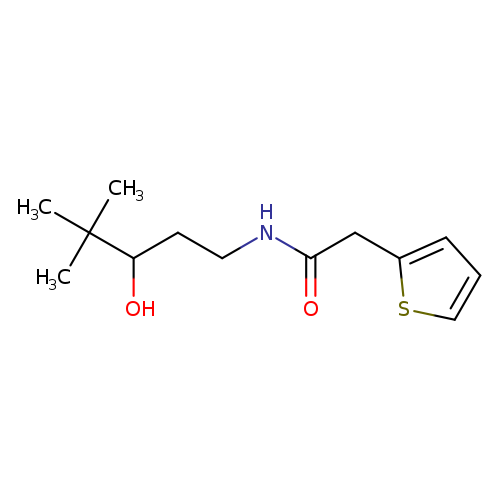 N-(3-hydroxy-4,4-dimethylpentyl)-2-(thiophen-2-yl)acetamide