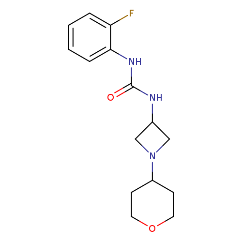 1-(2-fluorophenyl)-3-[1-(oxan-4-yl)azetidin-3-yl]urea