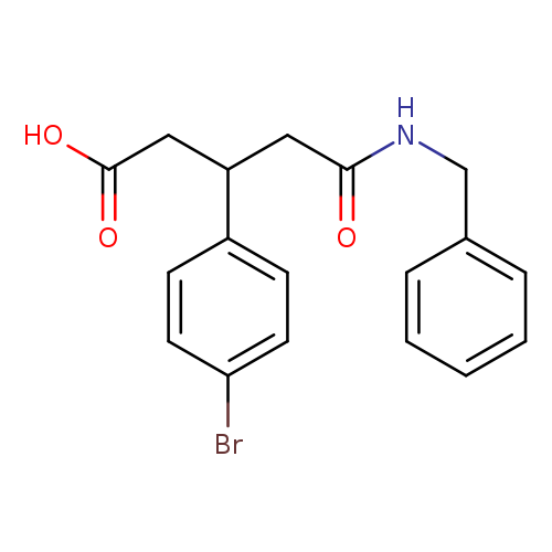 4-(benzylcarbamoyl)-3-(4-bromophenyl)butanoic acid