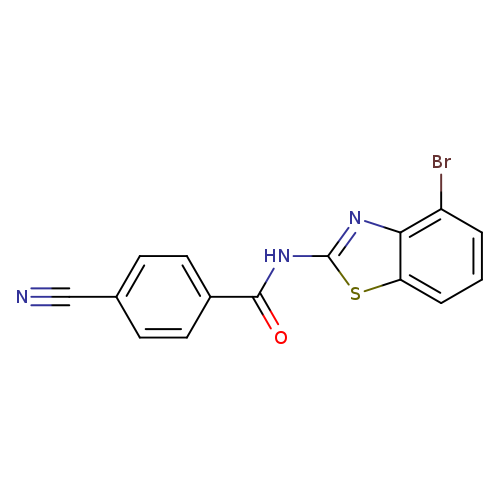N-(4-bromo-1,3-benzothiazol-2-yl)-4-cyanobenzamide