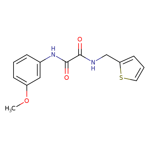 N'-(3-methoxyphenyl)-N-[(thiophen-2-yl)methyl]ethanediamide