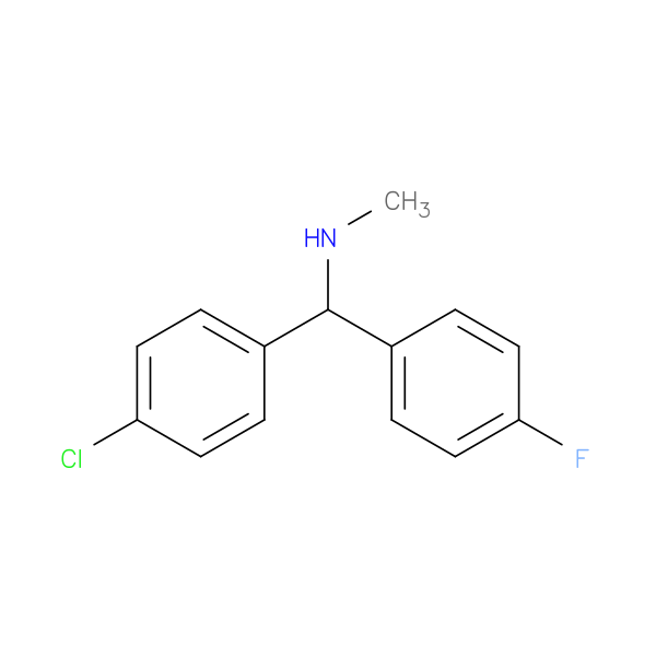 [(4-chlorophenyl)(4-fluorophenyl)methyl](methyl)amine