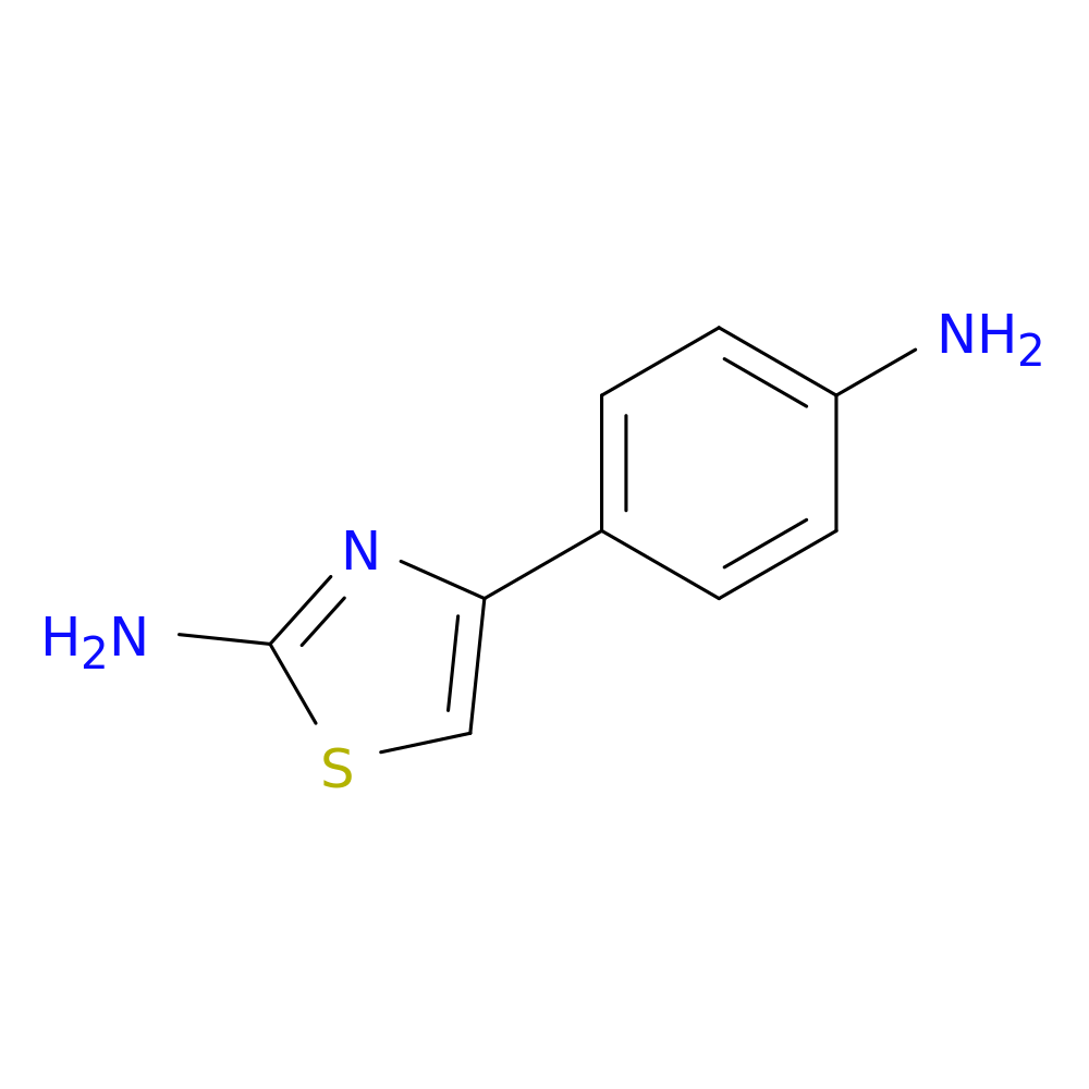 4-(4-aminophenyl)-2-thiazolamine