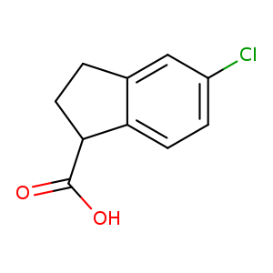 5-chloro-2,3-dihydro-1H-indene-1-carboxylic acid