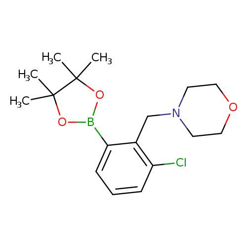 3-Chloro-2-(morpholinomethyl)phenylboronic acid, pinacol ester