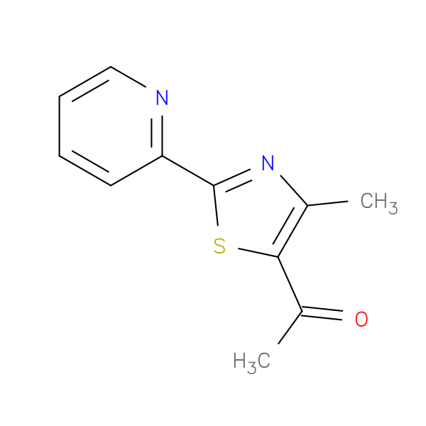 1-(4-Methyl-2-(pyridin-2-yl)thiazol-5-yl)ethanone