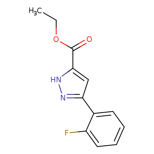Ethyl 5-(2-fluorophenyl)pyrazole-3-carboxylate