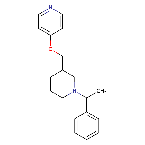 4-{[1-(1-phenylethyl)piperidin-3-yl]methoxy}pyridine