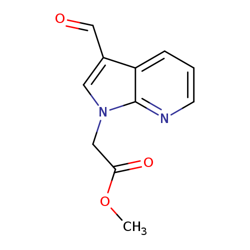 methyl 2-(3-formyl-1H-pyrrolo[2,3-b]pyridin-1-yl)acetate