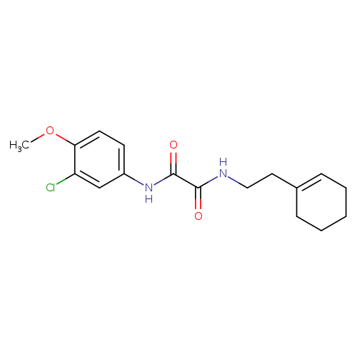 N-(3-chloro-4-methoxyphenyl)-N'-[2-(cyclohex-1-en-1-yl)ethyl]ethanediamide