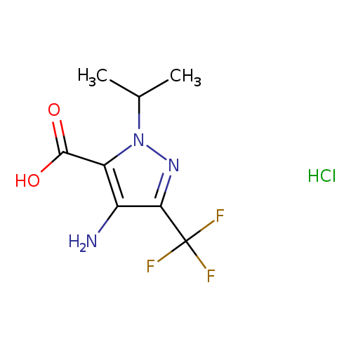 4-amino-1-(propan-2-yl)-3-(trifluoromethyl)-1H-pyrazole-5-carboxylicacidhydrochloride