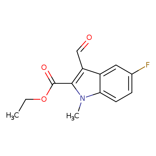 ethyl 5-fluoro-3-formyl-1-methyl-1H-indole-2-carboxylate