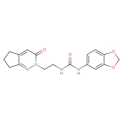 1-(2H-1,3-benzodioxol-5-yl)-3-(2-{3-oxo-2H,3H,5H,6H,7H-cyclopenta[c]pyridazin-2-yl}ethyl)urea