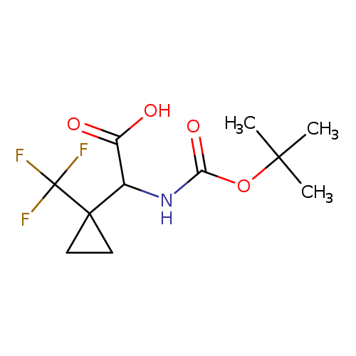N-Boc-2-(1-trifluoromethylcyclopropyl)-dl-glycine