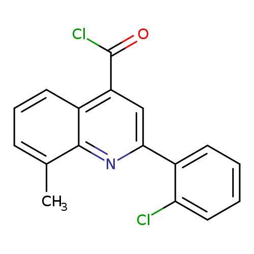 2-(2-Chlorophenyl)-8-methylquinoline-4-carbonyl chloride