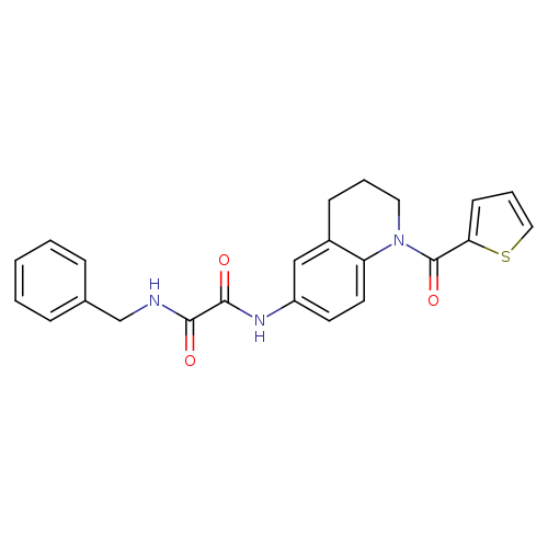 N'-benzyl-N-[1-(thiophene-2-carbonyl)-1,2,3,4-tetrahydroquinolin-6-yl]ethanediamide