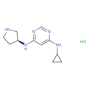 (S)-N4-Cyclopropyl-N6-(pyrrolidin-3-yl)pyrimidine-4,6-diamine hydrochloride