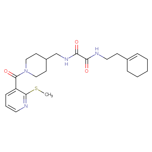 N'-[2-(cyclohex-1-en-1-yl)ethyl]-N-({1-[2-(methylsulfanyl)pyridine-3-carbonyl]piperidin-4-yl}methyl)ethanediamide