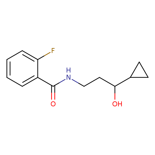 N-(3-cyclopropyl-3-hydroxypropyl)-2-fluorobenzamide