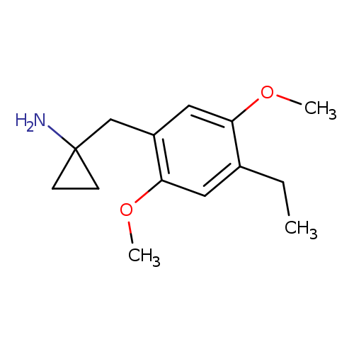 1-[(4-ethyl-2,5-dimethoxyphenyl)methyl]cyclopropan-1-amine