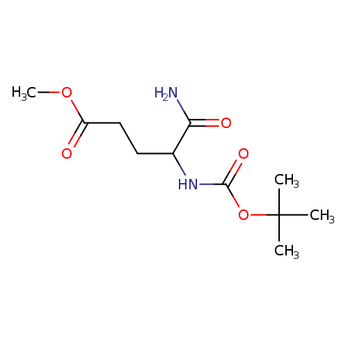 methyl 5-amino-4-((tert-butoxycarbonyl)amino)-5-oxopentanoate