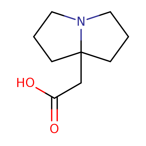 1H-Pyrrolizine-7a(5H)-acetic acid, tetrahydro-