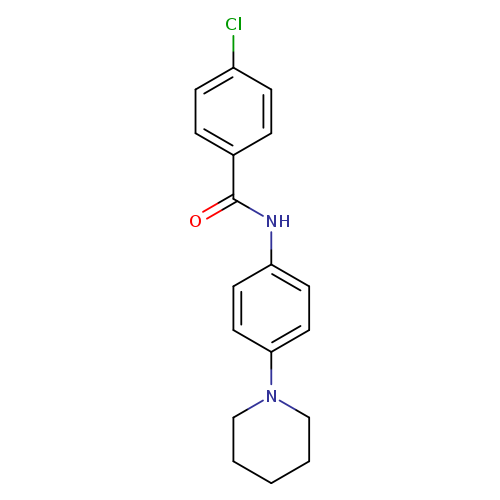 4-chloro-N-(4-piperidinophenyl)benzamide