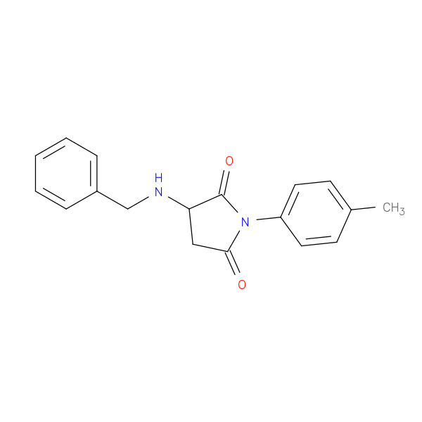 3-(benzylamino)-1-(4-methylphenyl)-2,5-pyrrolidinedione