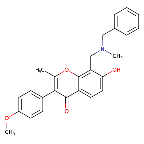 8-{[benzyl(methyl)amino]methyl}-7-hydroxy-3-(4-methoxyphenyl)-2-methyl-4H-chromen-4-one