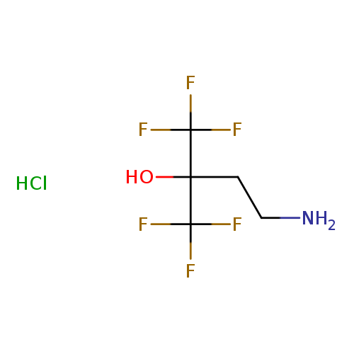 4-amino-1,1,1-trifluoro-2-(trifluoromethyl)butan-2-ol hydrochloride