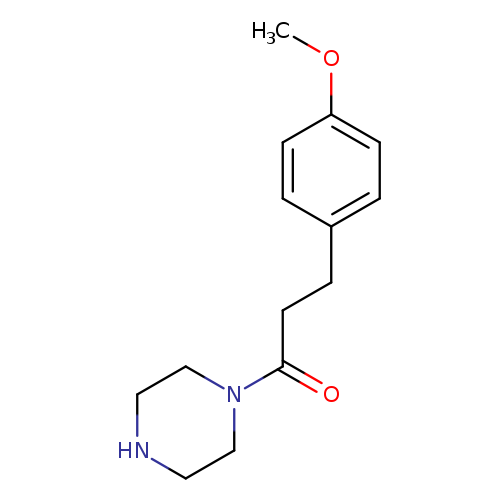 3-(4-methoxyphenyl)-1-(piperazin-1-yl)propan-1-one